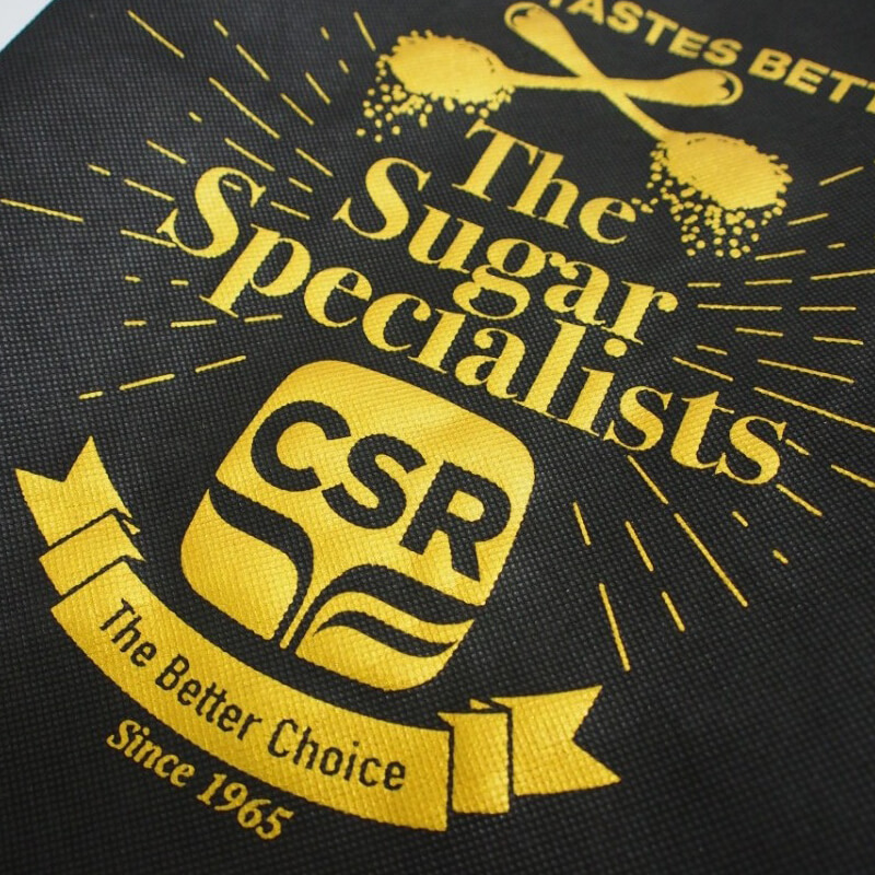 printing method for custom non woven tote bags