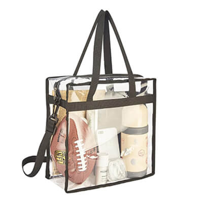 Clear Stadium Bags with Adjustable Straps