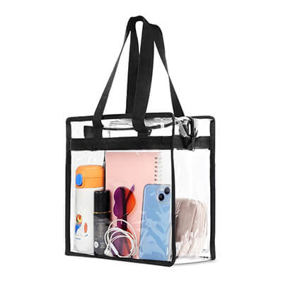 Stadium Tote Bag with Zipper