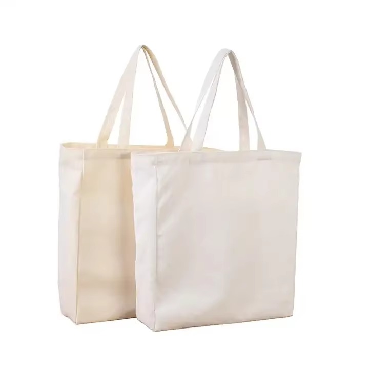blank cotton tote bag