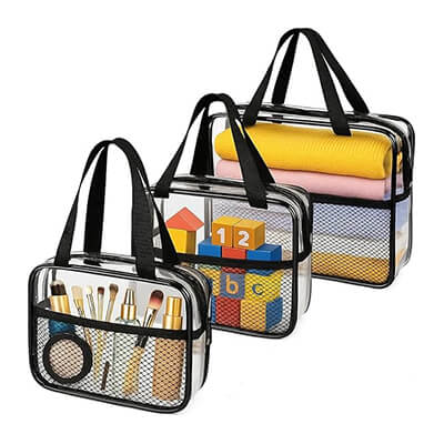 cosmetic pvc tote bags