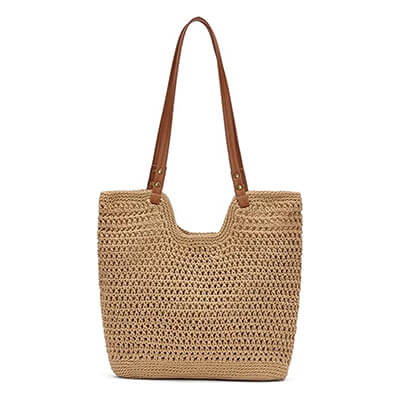 crochet beach tote bag